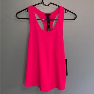 Pink workout tank top